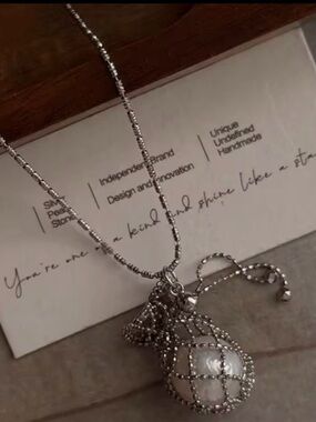 Silver Pearl Cage Pendant Necklace - Macy’s